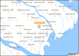 map of Xóm Ðầm