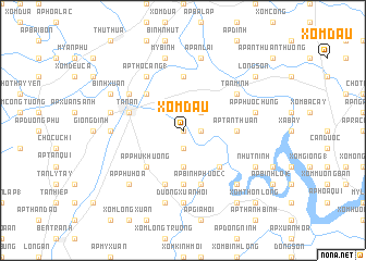 map of Xóm Dầu