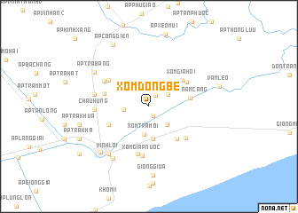 map of Xóm Ðồng Bè
