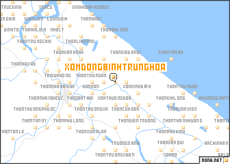 map of Xóm Ðông Bình Trung Hòa