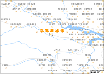 map of Xóm Ðông Ðao