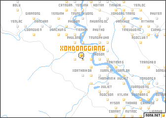 map of Xóm Ðông Giang