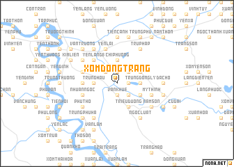 map of Xóm Ðông Tràng