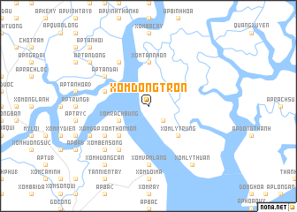 map of Xóm Ðồng Tròn
