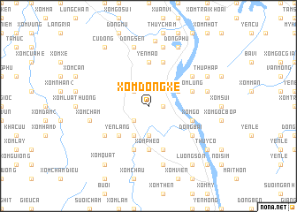 map of Xóm Ðong Xé