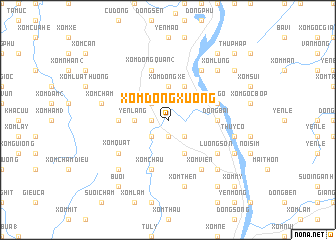 map of Xóm Ðồng Xương