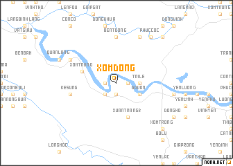 map of Xóm Ðông