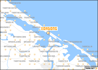 map of Xóm Ðông