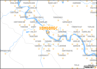 map of Xóm Ðông (2)