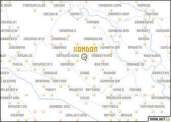 map of Xóm Ðồn