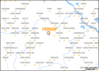map of Xóm Dùa