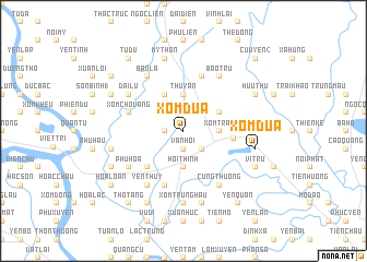 map of Xóm Dưa