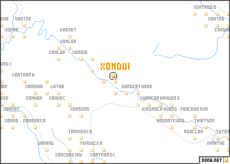 map of Xóm Dùi