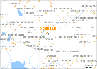map of Xometla