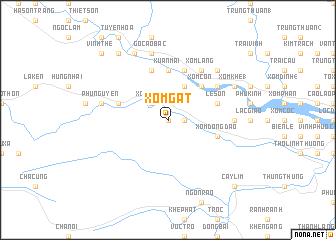 map of Xóm Gát