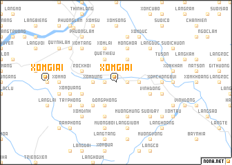 map of Xóm Giai