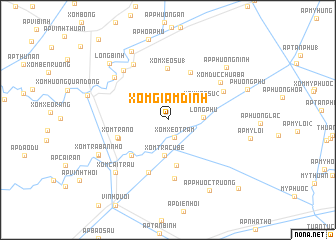 map of Xóm Giàm Ðinh