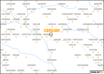 map of Xóm Giam