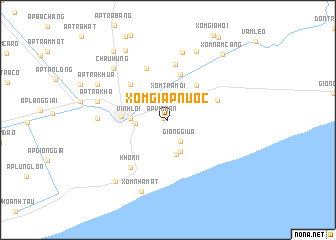 map of Xóm Giáp Nước