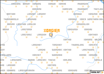 map of Xóm Giem