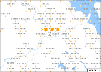 map of Xóm Giếng