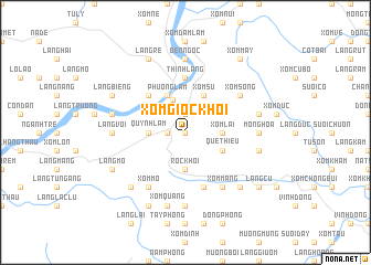 map of Xóm Gioc Khoi