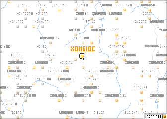 map of Xóm Gioc