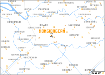 map of Xóm Giồng Cấm