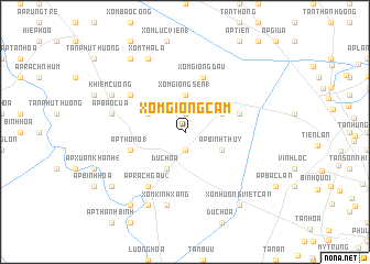 map of Xóm Giồng Cám