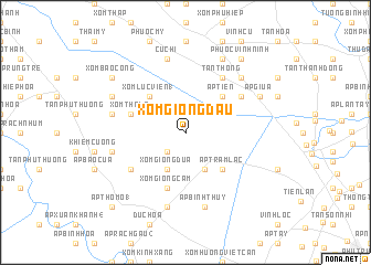 map of Xóm Giồng Dầu
