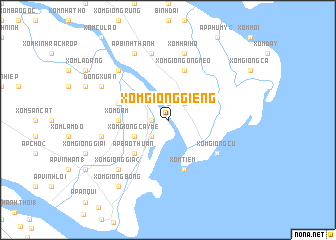 map of Xóm Giồng Giếng
