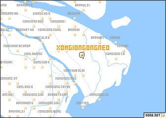 map of Xóm Giồng Ông Neo