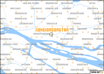 map of Xóm Giồng Ông Tán
