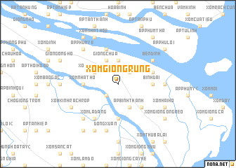 map of Xóm Giồng Rừng
