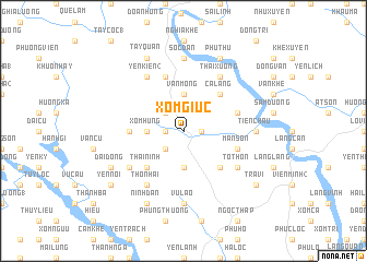 map of Xóm Giuc