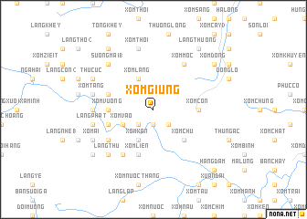 map of Xóm Giung