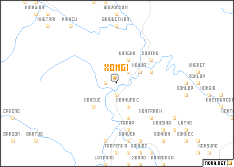 map of Xóm Gi