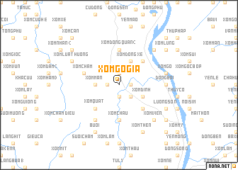 map of Xóm Go Gia