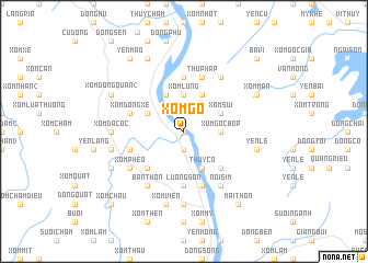 map of Xóm Gò