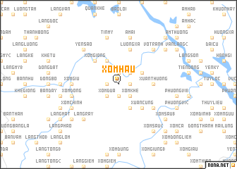 map of Xóm Hâu