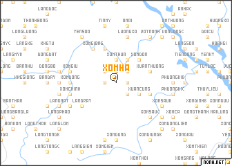 map of Xóm Hà