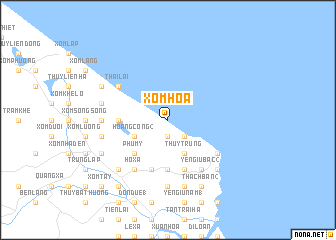 map of Xóm Hóa
