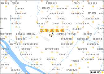 map of Xóm Hương Hộ