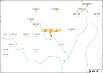 map of Xóm Kalep