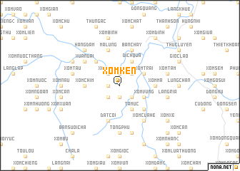 map of Xóm Kên