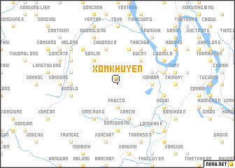 map of Xóm Khuyên