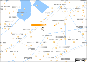 map of Xóm Kinh Mười Ba