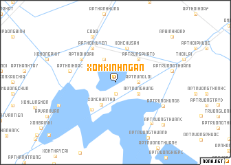 map of Xóm Kinh Ngan