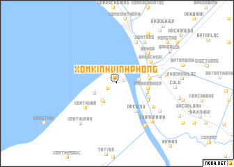 map of Xóm Kinh Vịnh Phong