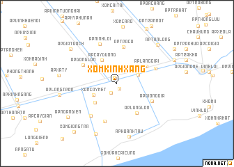 map of Xóm Kinh Xáng